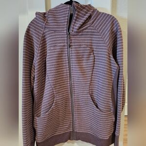 LULULEMON SCUBA ZIP HOODIE SIZE 12 PURPLE